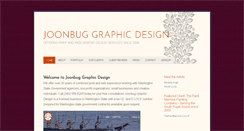 Desktop Screenshot of joonbuggraphicdesign.com